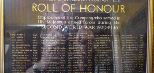 Bentley Engineering WWII Roll of Honour
